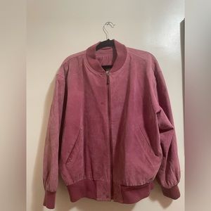 Pink Suede Vintage Jacket